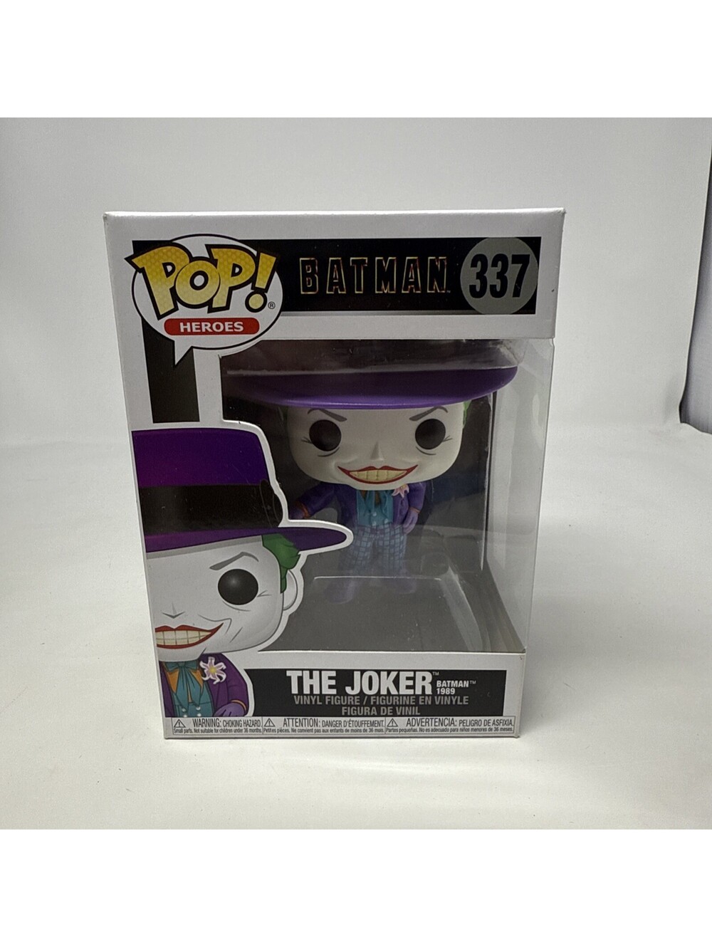 The Joker Batman 1989 #337 Funko Pop! Vinyl: DC Comics Pop Heroes